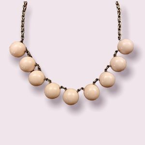 J.Crew Light Pink Bubble Necklace